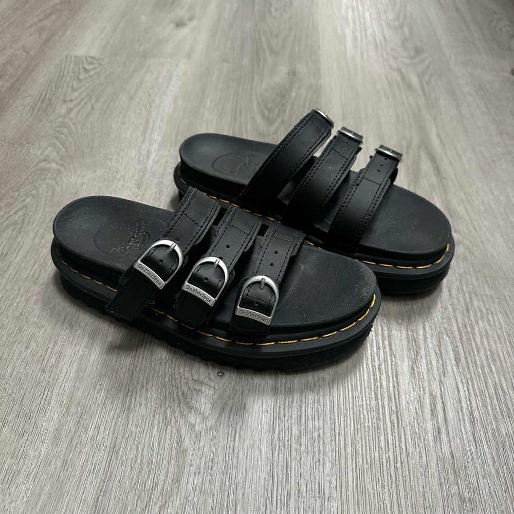 Dr. Martens Women’s Black Buckle Sandals Sz 6